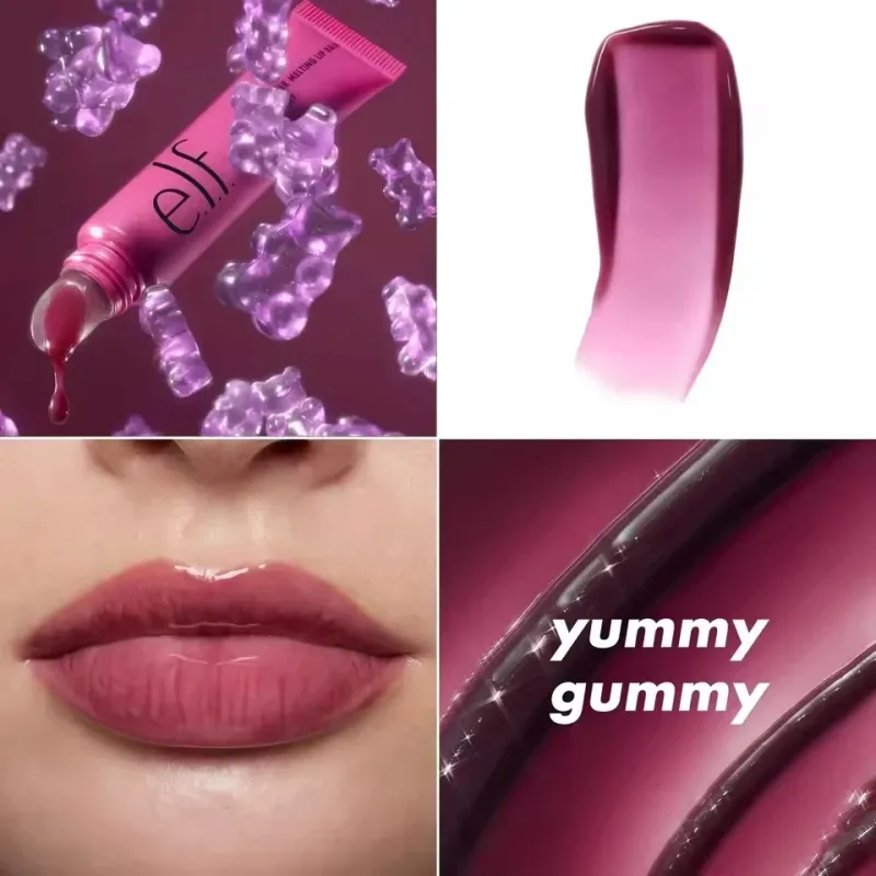 Popular Elf Brand Portable Fruit Flavor Lip Gloss Thin Hydrating Nourishing Repairing Improve Lip Lines Tinted Lip Balm Cosmetic — image 31