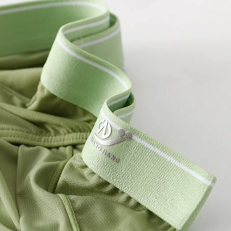 Summer Men's Underwear Boxers Bulge Ice Silk Briefs Ultra-thin Breathable Cool Panties
