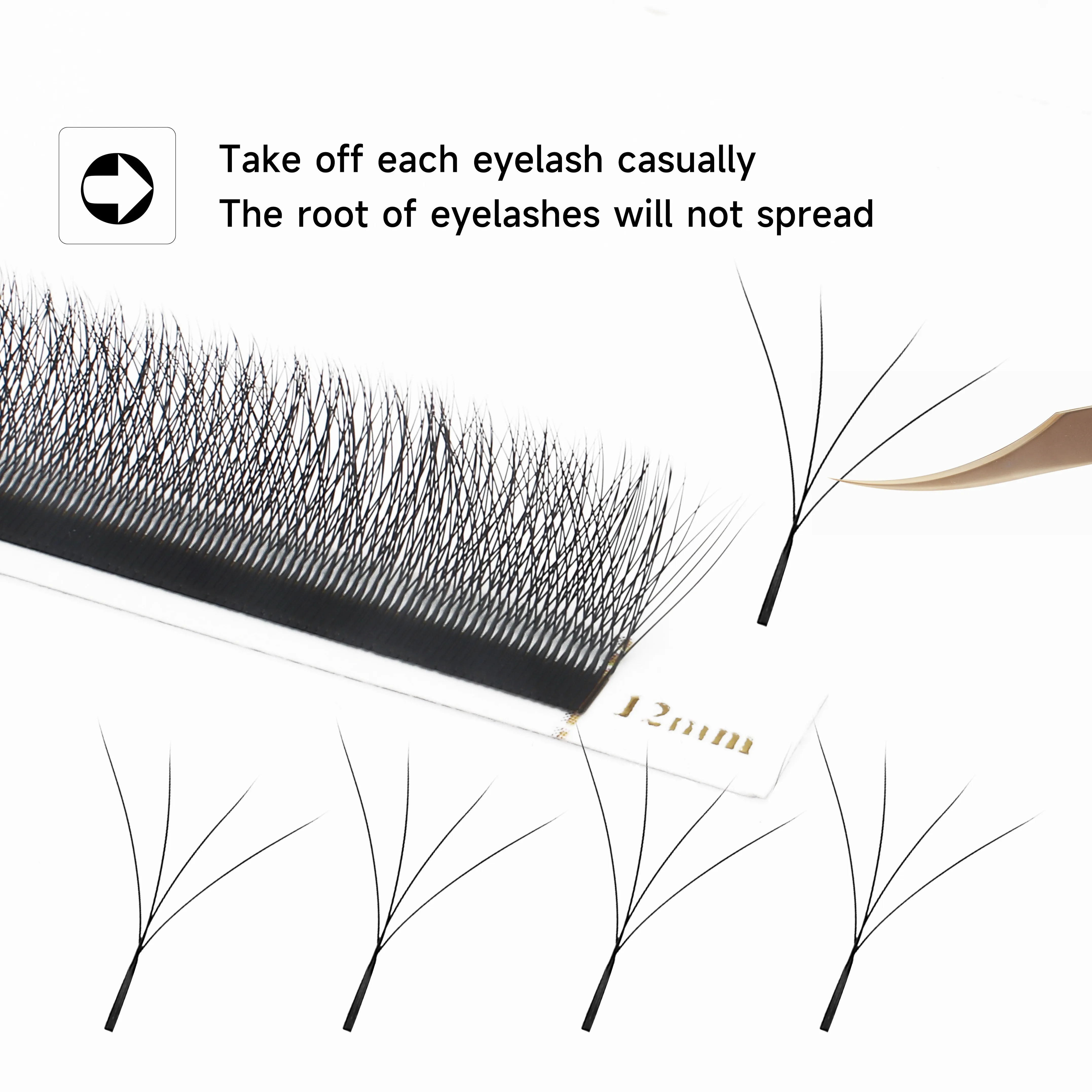 W Shaped Bloom 2D 3D 4D 5D 6D 7D 8D Automatic Flowering Premade Fans Eyelashes Extensions Natural yy Individual Lashes