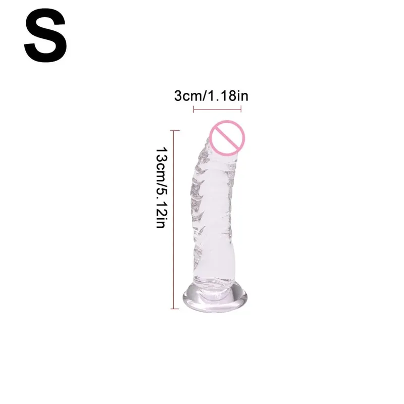 Realistische zwarte dildo met sterke zuignap, zacht penis-seksspeeltje voor vrouwen en mannen, handsfree anaal vaginaal speelgoed voor volwassenen in M