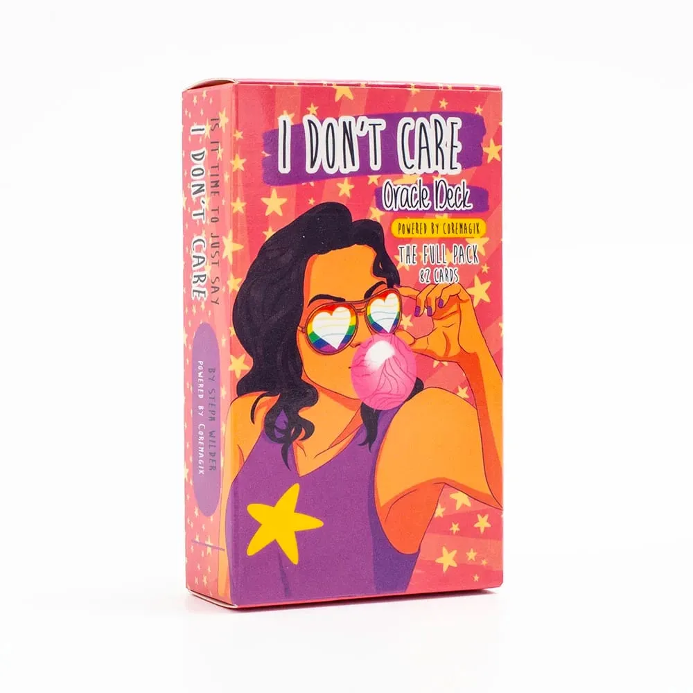 82 Cards I DON'T CARE Oracle Deck 10.3*6CM Fortune Telling Divination Tarot Cart With PDF GuideBook — image 2