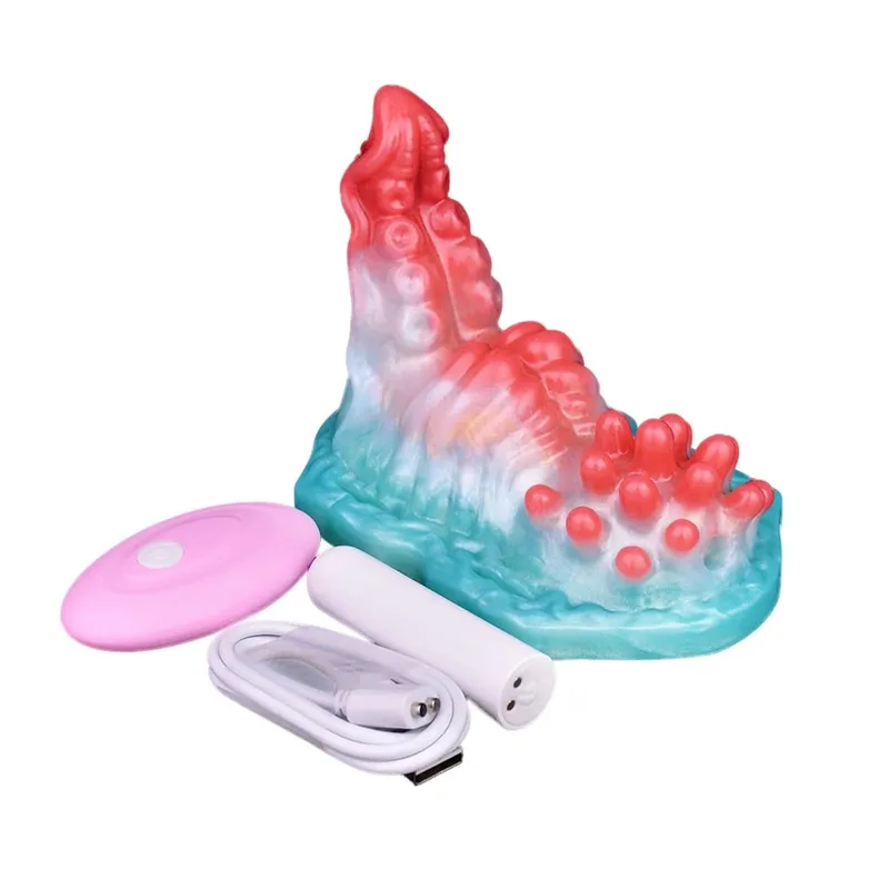 Wireless Control Silicone Octopus/Granule Sex Grinder Strapon Grinding Hump Friction Vibration Massage Female Masturbation — image 8
