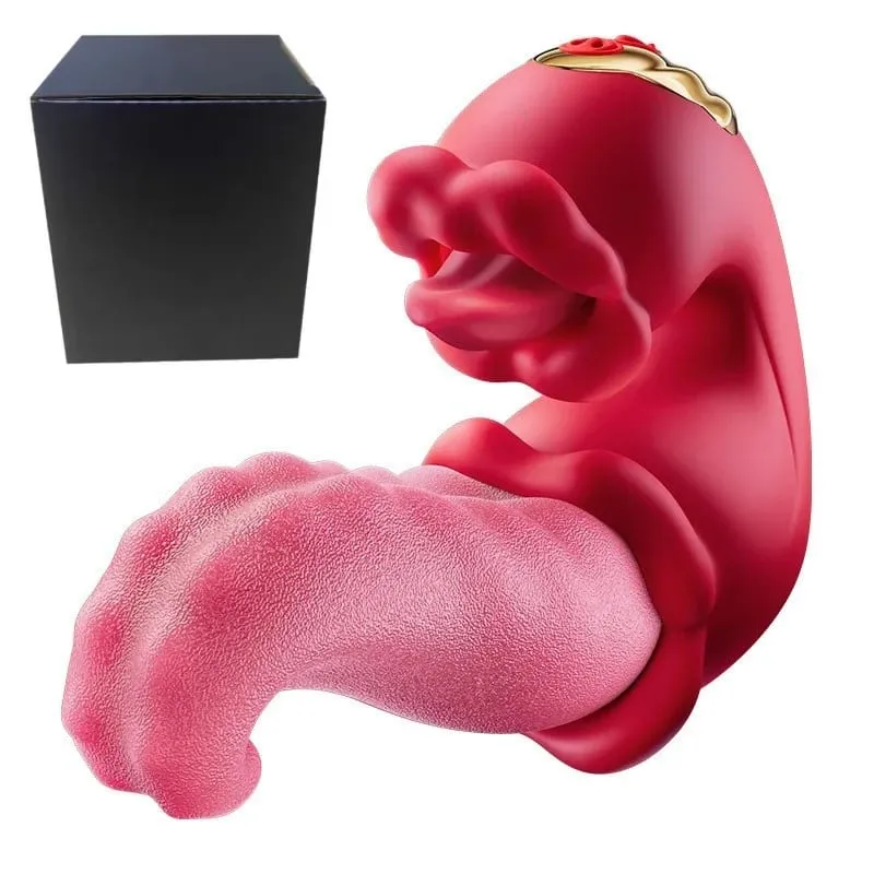 2025 Nový vibrátor na olizování jazyka Swing Vibrátor Dildo Stimulátor klitorisu bradavek Ženská masturbace Nástroje pro orální sex pro ženy