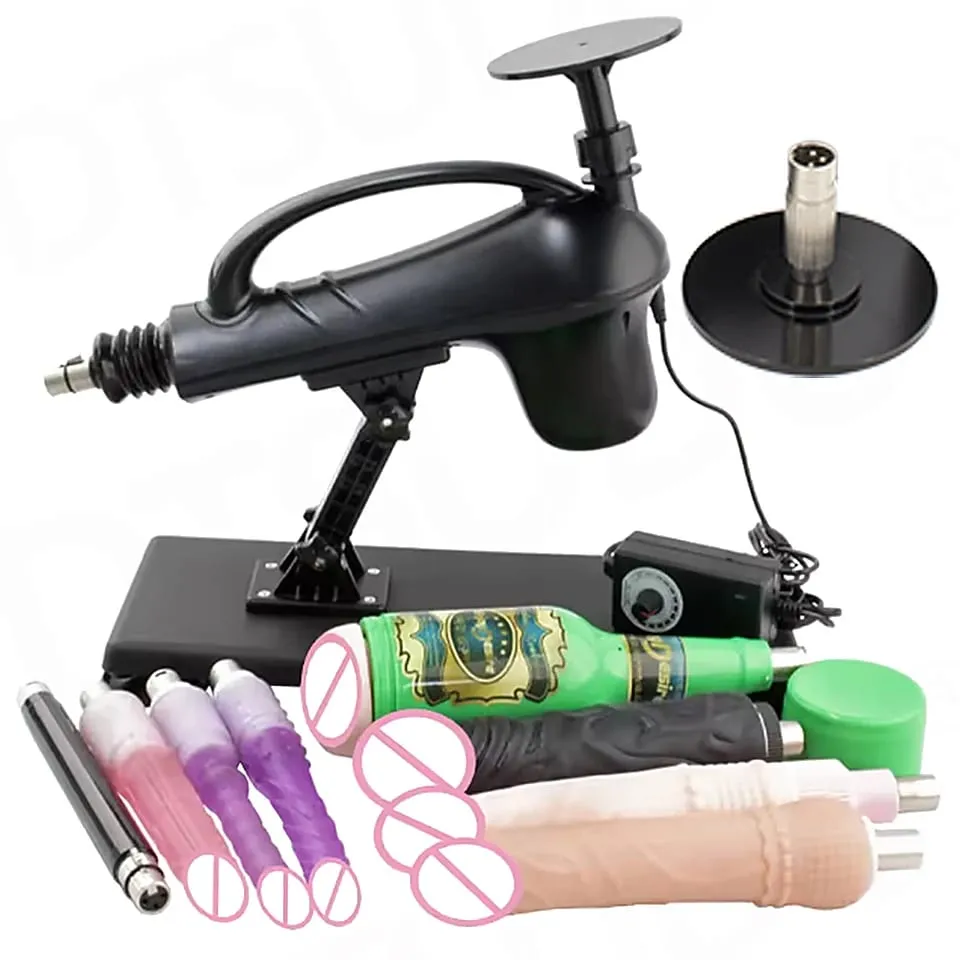 Portable Automatic Masturbation Machine for Women with Big Dildo Men's Sex Toy Pumping Gun for Couples — image 1