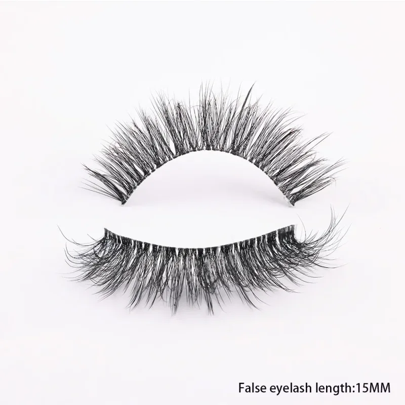 3D Mink Lashes Transparent Band False Eyelashes Natural Fake Eyelash Anime Winged Clear Band Lashes Manga Lashes Makeup