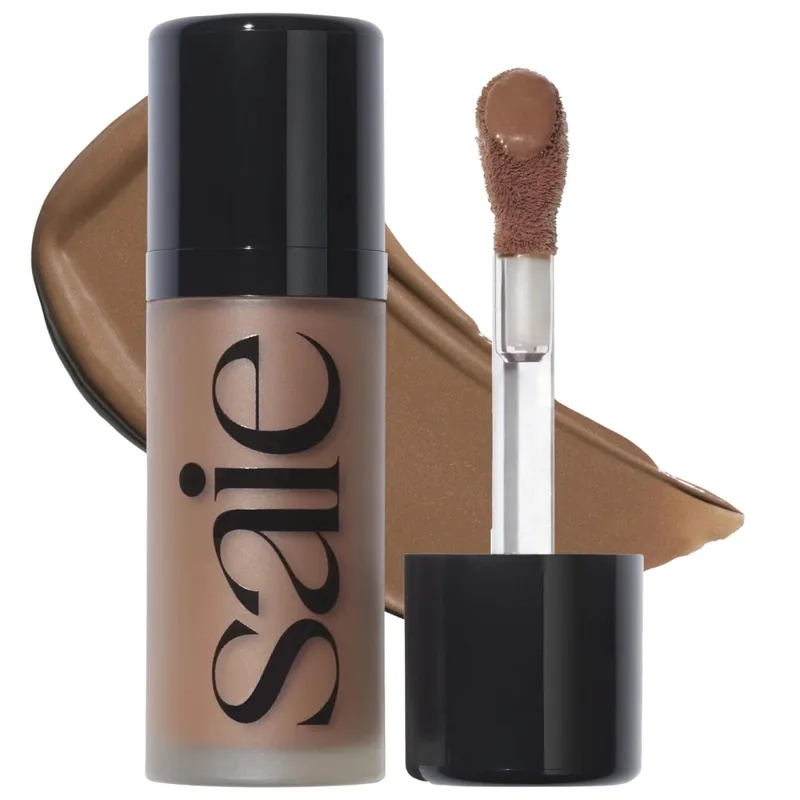 Saie Moisturizing Face Liquid Highlighter Bronzer Contouring Cream Highlight Shimmer Shine Illuminator Easy To Apply Makeup — image 8