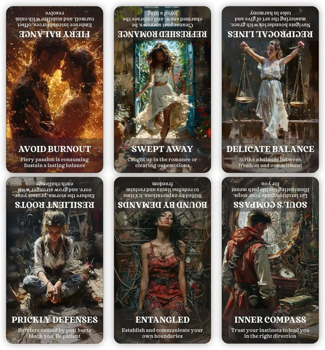 Clarifying Love Situations Oracle Cards Twin Flame Shadow Work Deck Soul Partner Relationship 56 Cards Ages 13+ — image 6