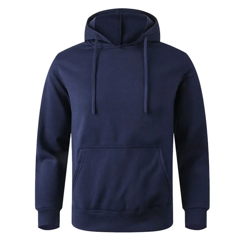 Men's Soft Loose - Fit Fleece Pullover Hooded Sweatshirt With Pockets For Cold Days