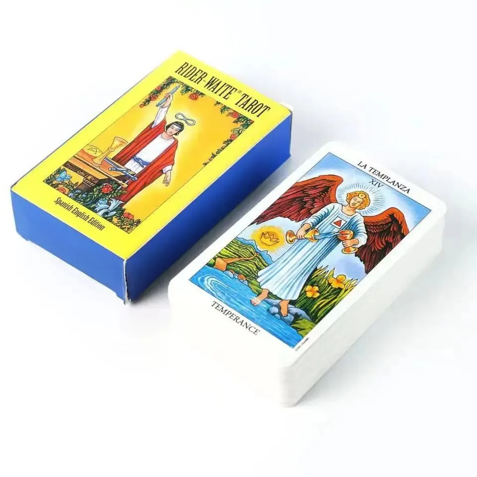 The Rider Waite Smith 1909 Tarocchi Oracle Deck per principianti Inglese Spagnolo Classic Divination Edition Gioca al gioco — image 9
