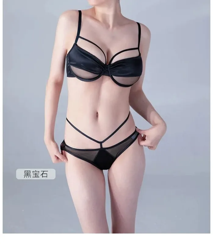 Ladies New Thin Cup Slimming Lingerie Set Soft underwire Push Up Bra Minimizing Effect Gathers Side Bulge Anti Sagging Soft