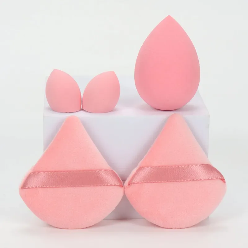 5Pcs Professional Makeup Sponge Set - Soft Gentle Multi-Purpose Tools for Perfect Foundation Powder and Blush Application