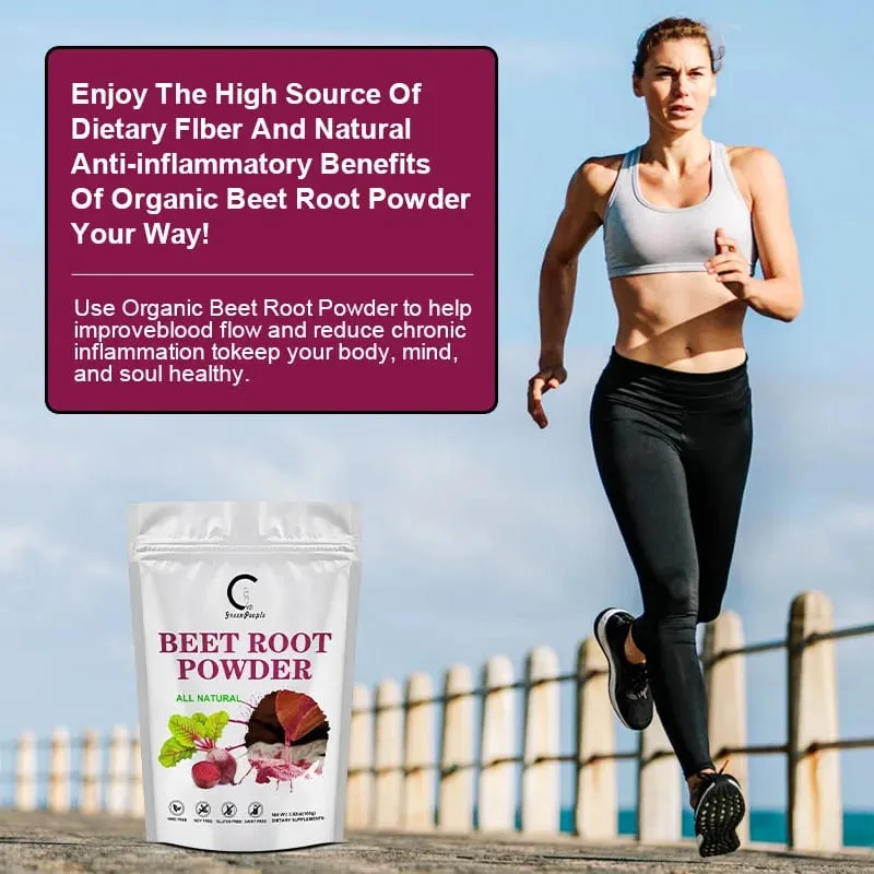 Organic Beet Root Powder- Boost Daily Nutrition Athletic Performance Promote Digestive Vegan and Non-GMO Beet Root Supplement — image 6