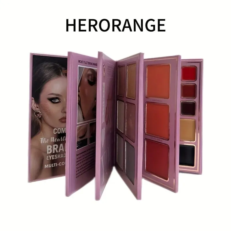 78 Colors Multi Makeup Palette with Brushes Matte Shimmer Eyeshadow Blush Highlight Lip Gloss Set Christmas Gift