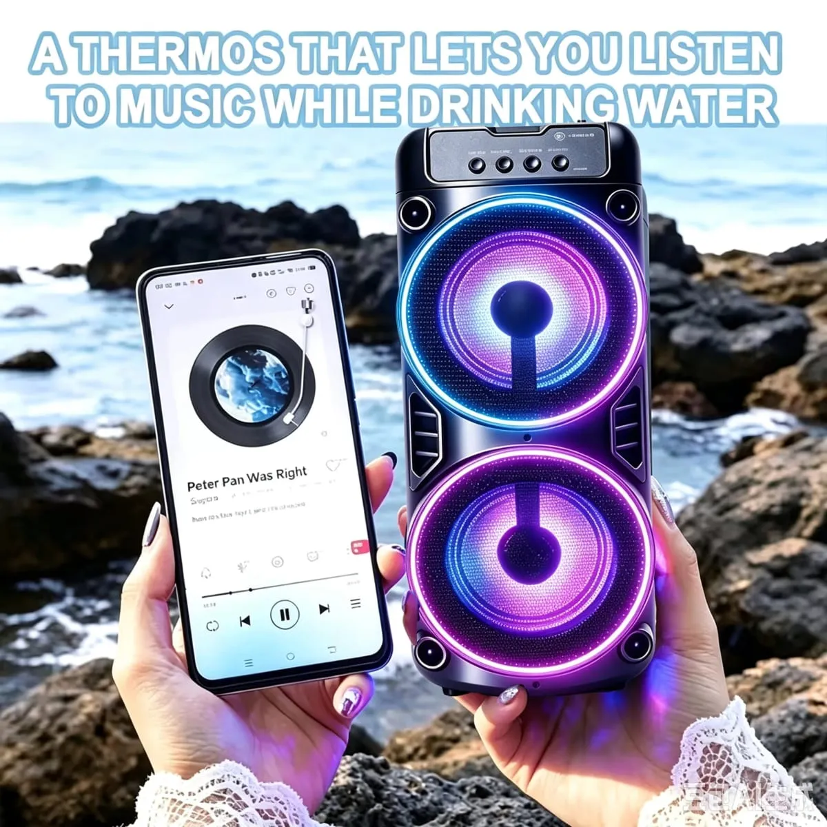 Professional Large Bluetooth Speaker Portable Design Featuring JBL Subwoofer Party Box LED Lights Compatible with BT/USB/TF/AUX/FM/TWS/MIC/EQ Functions Professional Karaoke. Ideal Gift for Birthdays Christmas and New Year