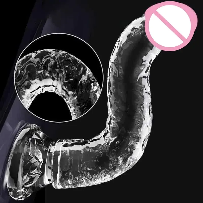 Realistické Dildo Jelly Přísavka na penis Dildo Big Dick Žena Masturbátor Klitorální Stimulátor Lesbické sexuální hračky pro ženy 7 velikostí