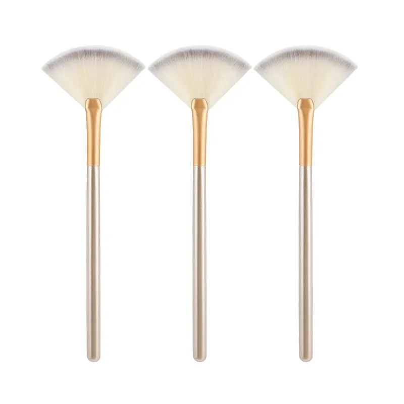 Pinceaux de maquillage pratiques pour le visage, en éventail, doux et portables, pour masque, outils cosmétiques pour dames et filles, charme des ongles, beauté, nouvelle collection