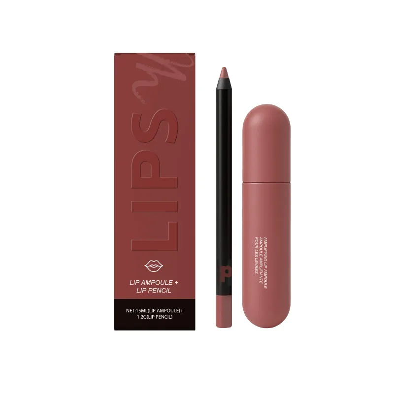 Waterproof Matte Lipliner Pencil Set Long Lasting Non Drying Perfec Lining Filling Lips Moisturizing Plump Lip Color Lip Care