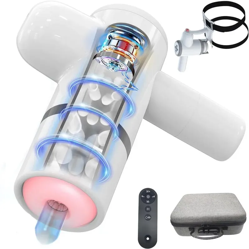 Tự Động Bôi Trơn Nam Masturbator Một Cú Bấm Cực Khoái Dương Vật Bơm Đâm Hút Tay Người Đàn Ông Stroker Có Dây Đeo Đồ Chơi Tình Dục