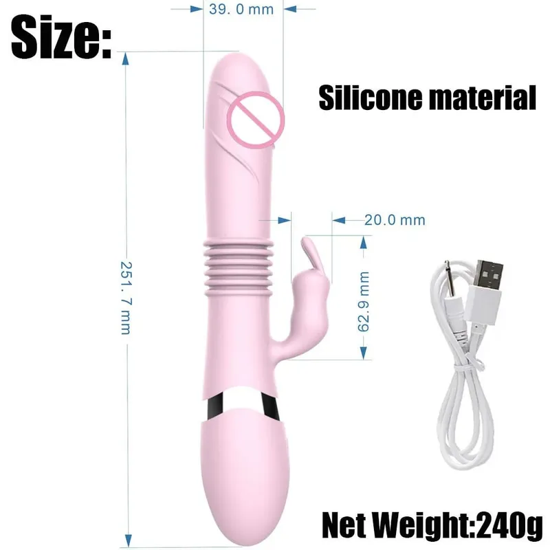 Large Dildo G Spot Vibrator Rabbit Clitoral Clit Stimulation Realistic Penis Sex Shop Sex Toy Adult Product Vibrador for Women