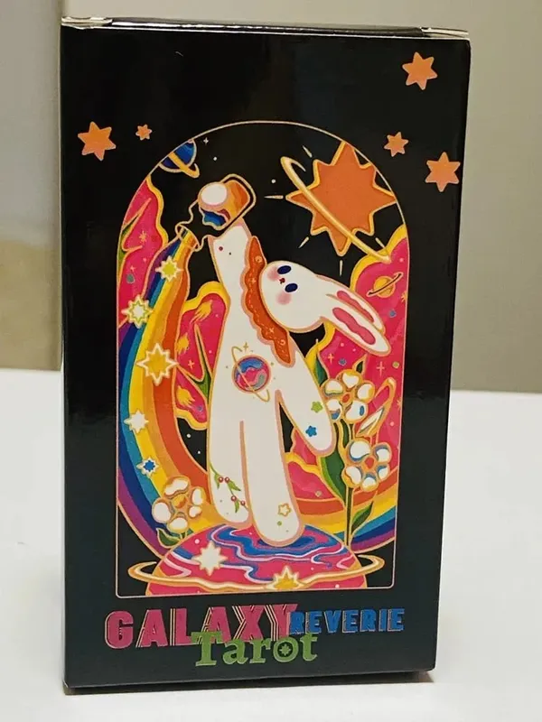 Galaxy Reverie Tarot Cards 78pcs Cute Rabbit-Themed Tarot Cards Wait Board Games