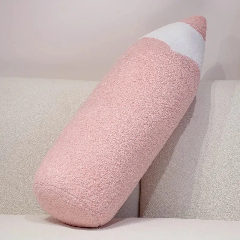 70CM Cartoon Colored Pencil Plush Pillow Soft Sofa Room Cushion Simulation Crayon Toys Nice Gifts