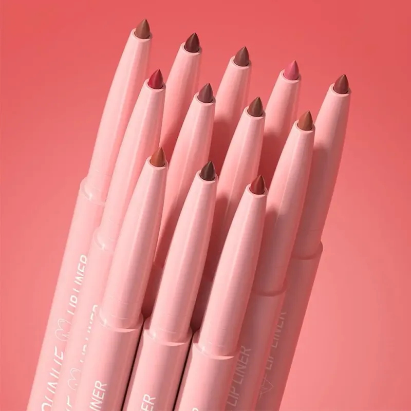 Matte Lip liner Pen 12Color Waterproof Fine Lipstick Slim Lip Outline Contour Makeup Dark Red Brown Lipstick Pencil Cosmetic — image 4