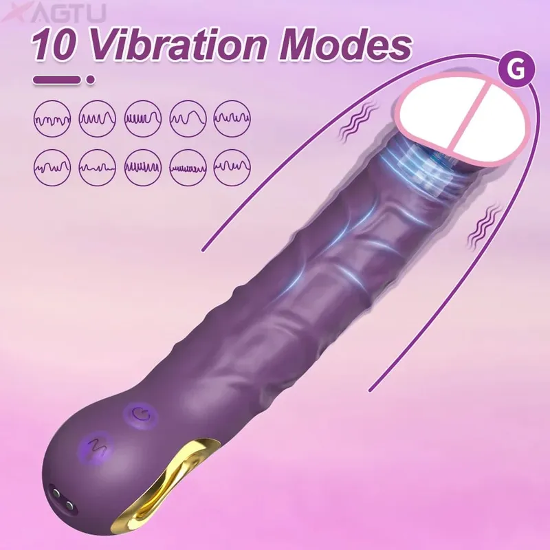 Powerful Dildo Vibrator for Women G Spot Vagina Massager Vibrating Clit Clitoris Stimulator Female Sex Toy Couple Adult Supplies