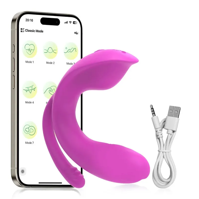 APP Control Vibrator Dildo for Women Clitoris Stimulator G-Spot Vagina Massager Butt Plug Female Sex Toy Adult Sex Supplies