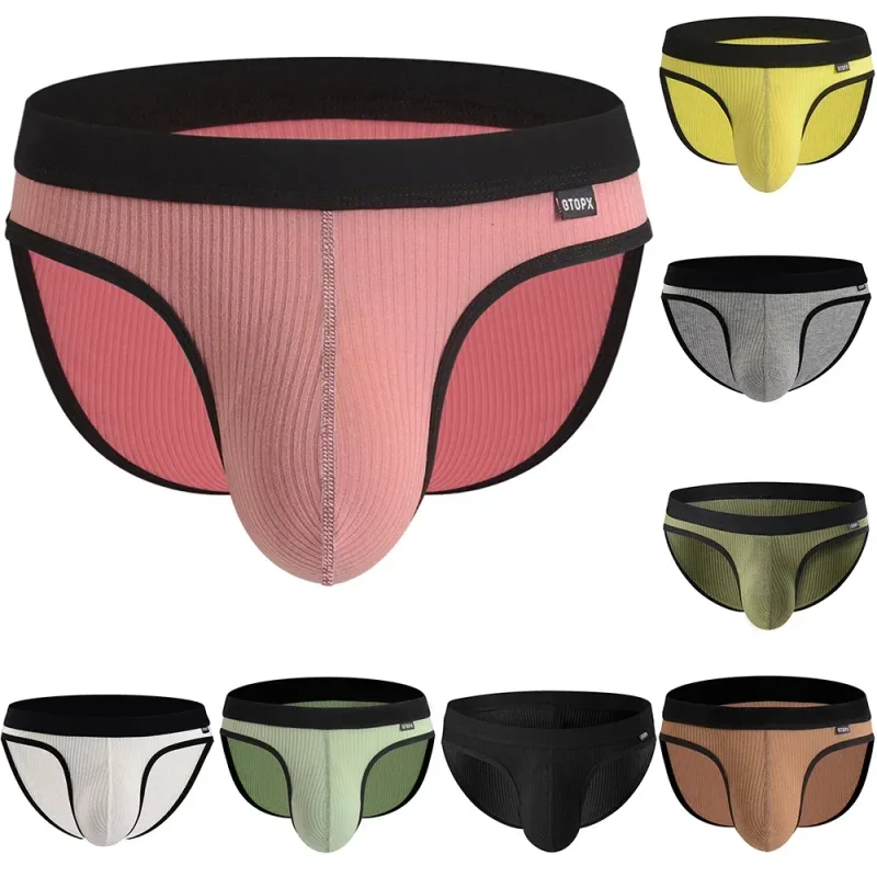 Men's Sexy Briefs Male Pouch U Convex Underwear Modal Soft Brief Absorbent Elastic Shorts Breathable Underpants MU094 — image 21