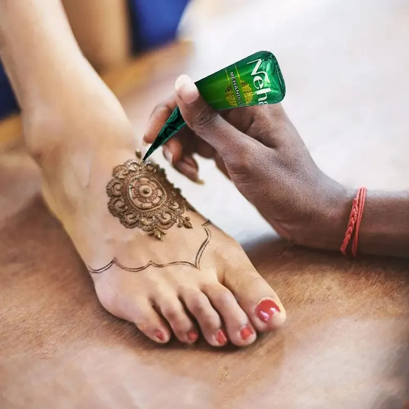 Henna Paste Cones Pure Natural Plant Waterproof Long Lasting Temporary Tattoo Mehndi Cream Body Art Hand Drawing Paste