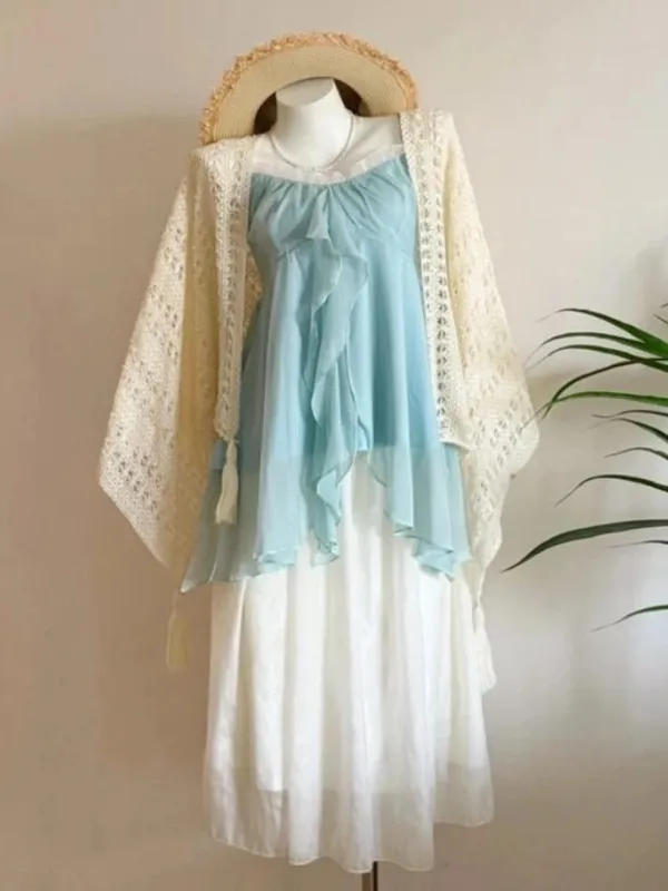 2026 Vrouw Japanse Zoete Kant Bloem Y2k Esthetische Bandage Grunge Jurken Harajuku Mouwloze Patchwork Vintage Jurk Chic