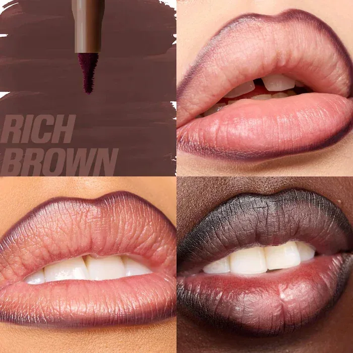 Waterproof Matte Lipliner Pencil Red Contour Tint Lipstick Long Lasting Non-stick Cup Moisturising Lips Makeup 8 Colors Velvet