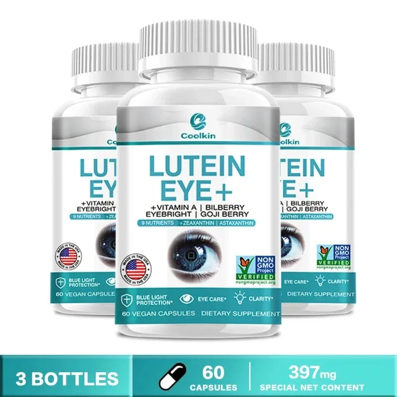 Suplemen Lutein - Vitamin A + Bilberry Eyebright + GO JI Wolfberry Untuk Meredakan Kelelahan dan Kekeringan MataKapsul — image 10