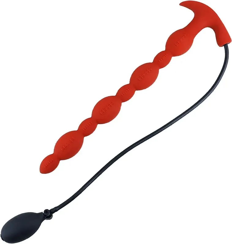 Contas anais infláveis ​​extra longas, plugue anal, enorme, silicone, tamanho ajustável, grande, grosso, 4 bolas, contas com base em t, brinquedos sexuais adultos