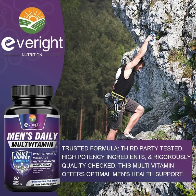 Men's Multivitamin – Immune Boost with Vitamins A B12 C D | Daily Energy & Non-GMO — image 6