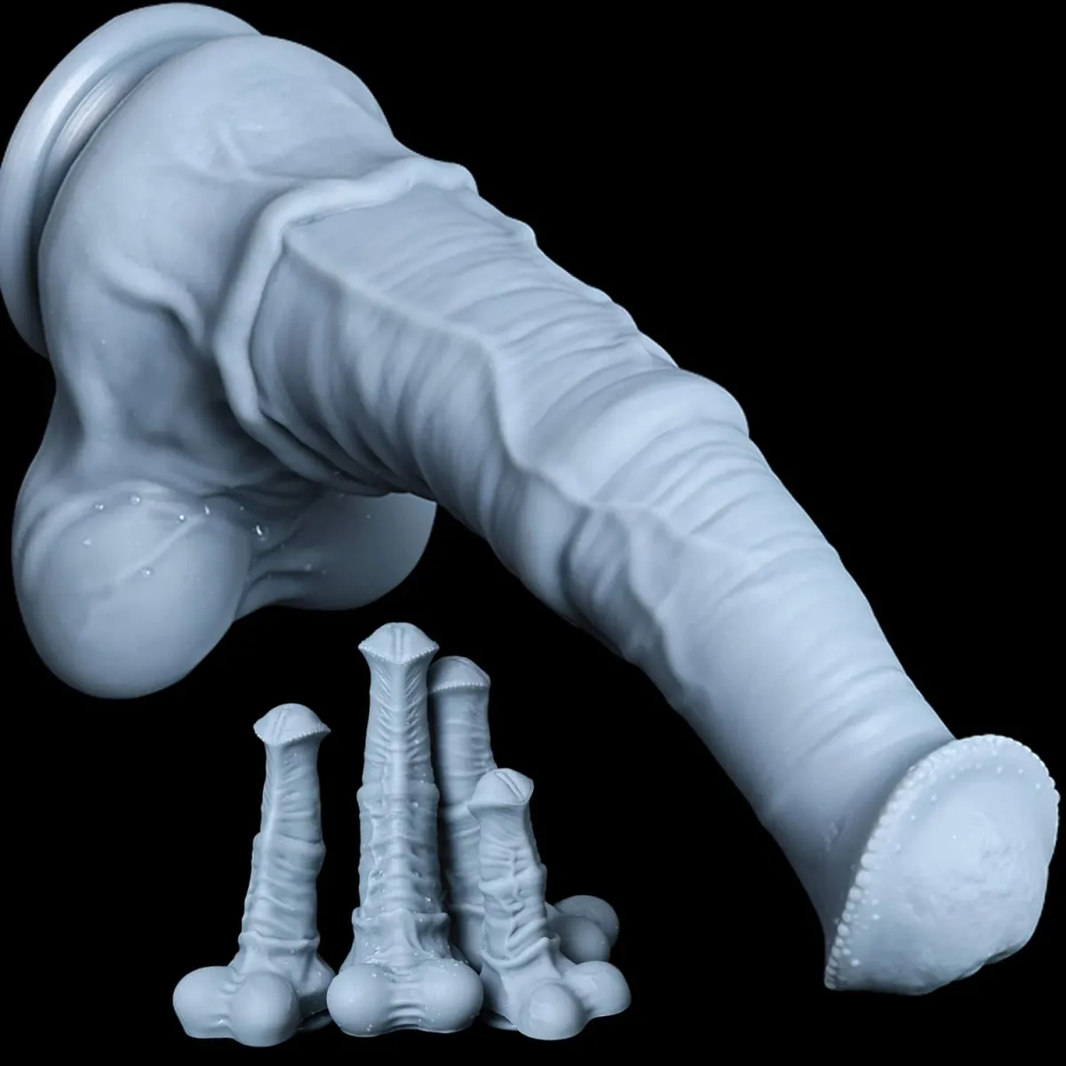 Grande cavalo vibrador pênis realista enorme anal plug sexo g-ponto estimulação massagem estimular masturbador feminino brinquedos sexuais para mulher 18 — image 1