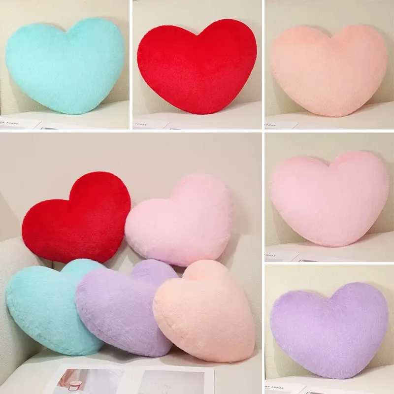 10/36CM Simulation Heart Shaped Plush Throw Pillow Soft Sofa Cushion Stuffed Plushie Toys Cute Small Pendant Valentine's Gifts — image 3