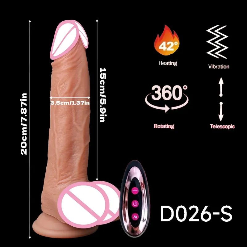 Wearable Realistic Dildo Vibrator Thrusting Penis Penetration Anal Vibration Adult Dildos Anal Sex Toy for Women Vibrators 18+