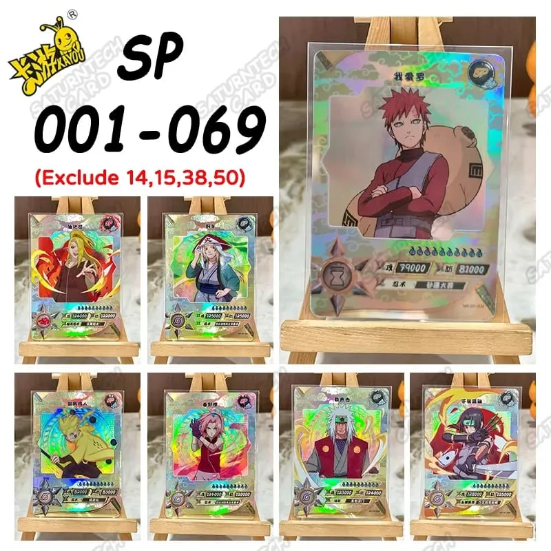 Naruto Card Set Full Series SE BP NR CR PR GP CP SP MR PR SLR OR AR UR ZR Cards Sasuke Anime Collection Card Toy Gift