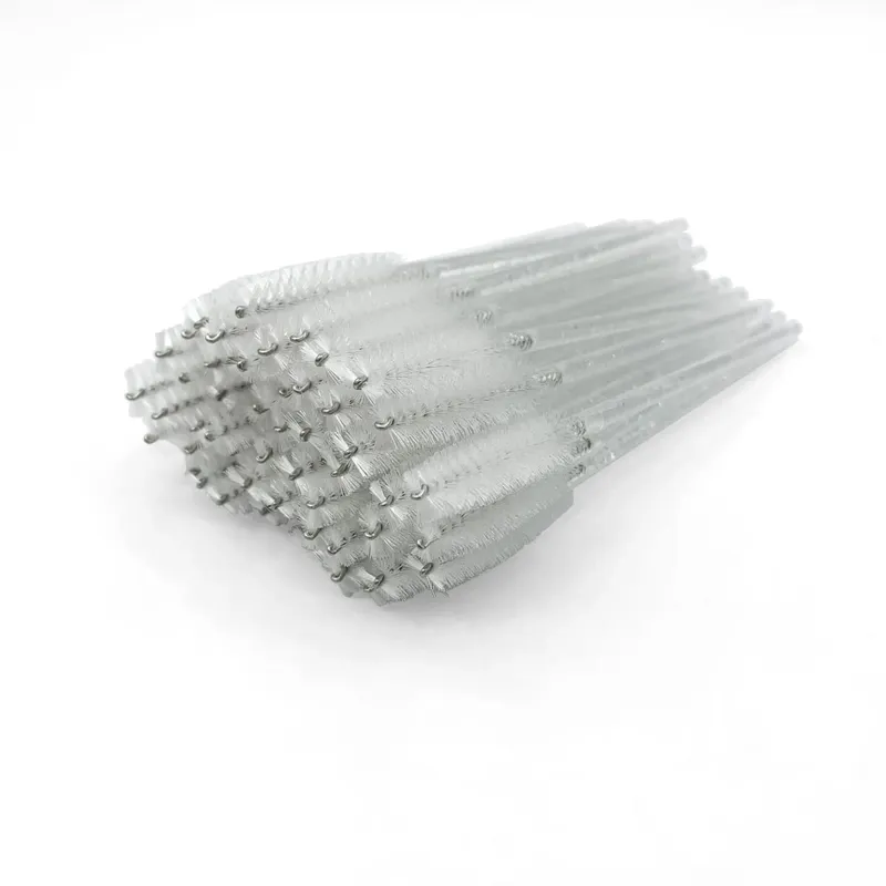 Spazzole per ciglia usa e getta Manico in cristallo di diamante Pennello per ciglia Sopracciglio Bacchette per mascara Forniture per estensione ciglia Strumenti per il trucco