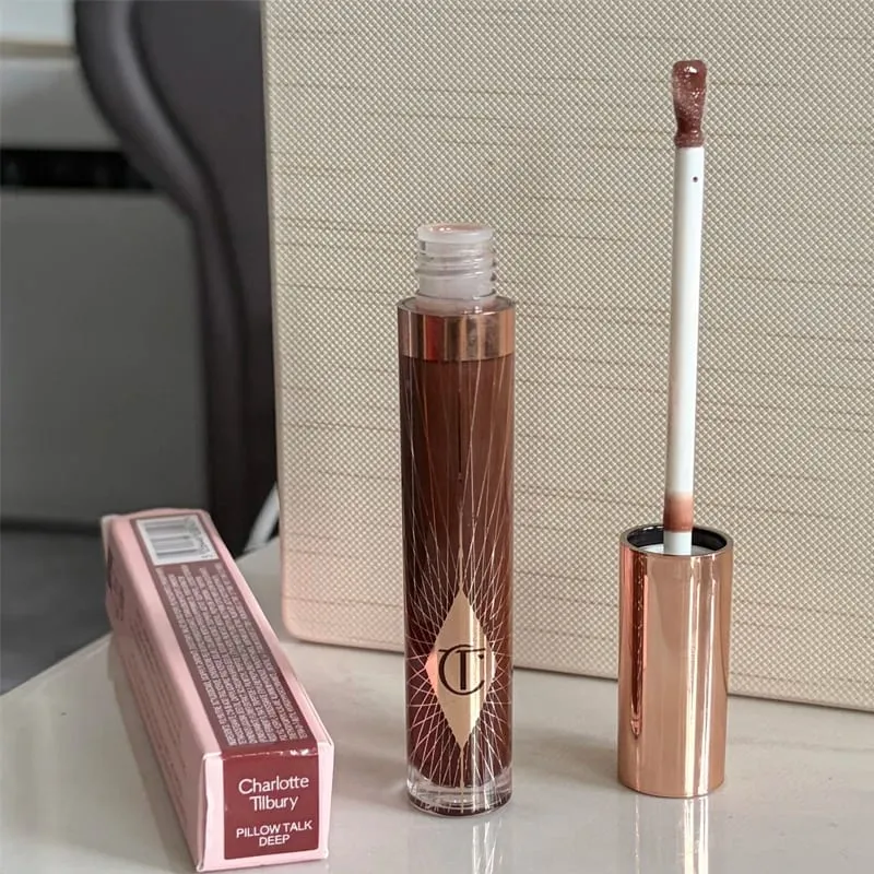 Charlotte Tilbury CT Makeup Set Water Light Collagen Lip Moisturizer Pressed Powder for Flawless Finish Four-color Eyeshadow — image 9