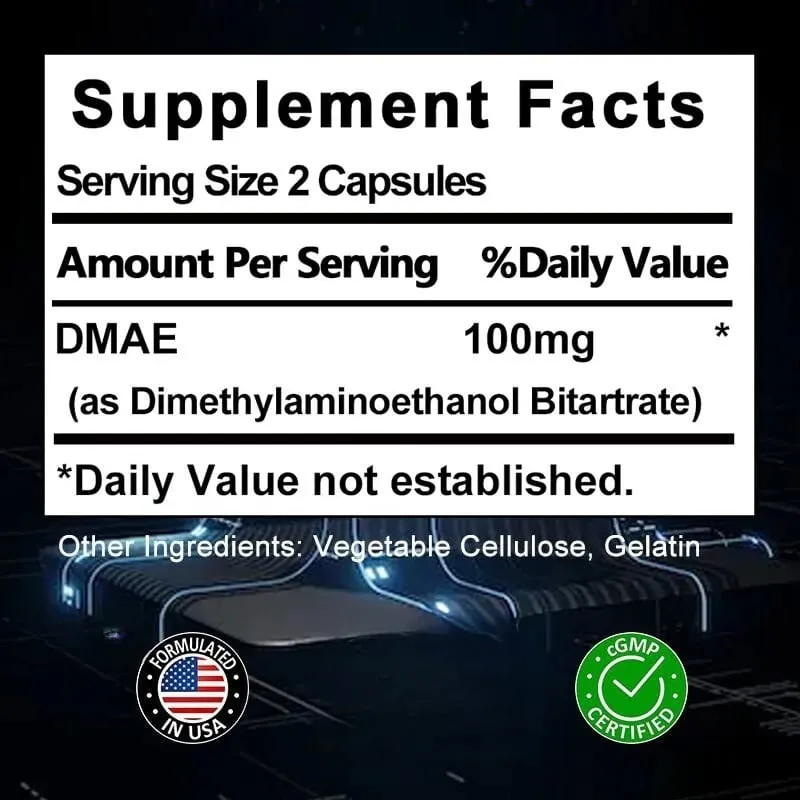 Nootropic Brain & Focus Supplement - Improve Memory Mental Focus Cognitive Function for Brain Heart Health