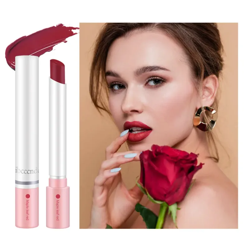 Christmas Cigarette Lipstick Set Matte Waterproof Long Lasting 4 Colors High Color Rendering Velvet Lip Makeup Christmas Gifts — image 2