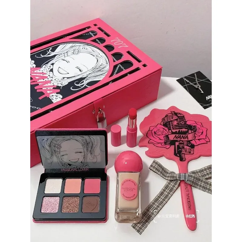 Passional Lover Makeup Cosmetics Set Foundation+eyeshadow+lipstick Long-lasting Moisturizing Waterproof for Women Beauty Makeup — image 2