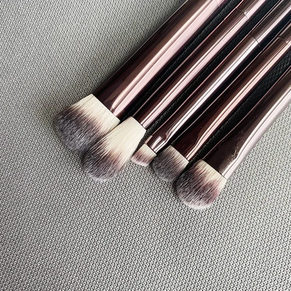 hourglass Eye Makeup Brushes Set Luxury Shadow Cosmetic Brush Kit Blending Shaping Contouring Highlighting Brow Concealer Liner