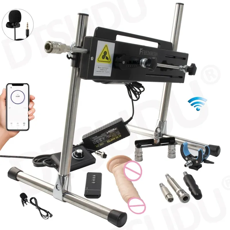 Dildo-120W Automatic Dildo Machine 3-15cm Super Silent Masturbation Dildo Sex Machine Adult Couple Sex Toy Female Male Sex Toy