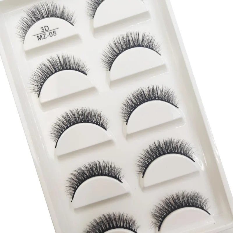 New 28 Style 5 Pairs Natural Mink False Eyelashes Makeup Eyelash Extension Fake Eye Lashes Faux Cils Make Up Beauty Cilios — image 25