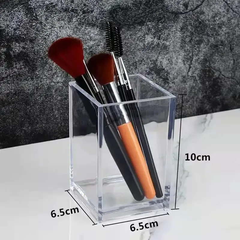 Cosmetic Storage Dustproof Makeup Brush Storage Bucket Cosmetic Brush Holder Cup Dustproof Makeup Brush Storage Bucket Holder