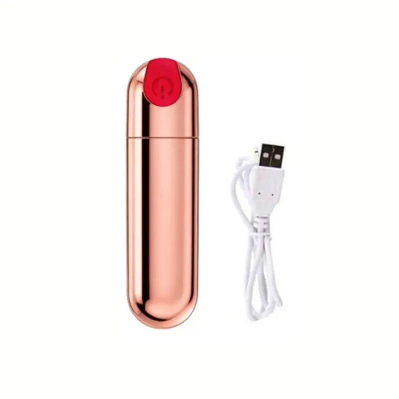 Powerful USB Charge Bullet Vibrator Clitoris Stimulator G-Spot Vagina Massage Adult Erotic Sex Toys For Woman Female Masturbator
