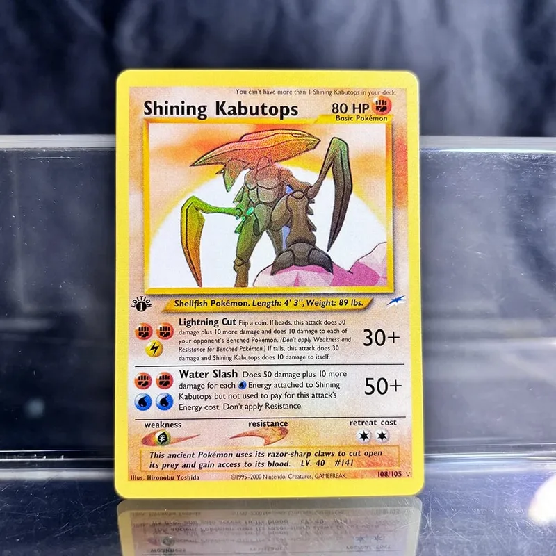 Holographic PKM Single Cards Charizard EX Pikachu 1st Edition Neo Mewtwo PTCG Proxy Cards Collection Battle Cards Toys Gifts